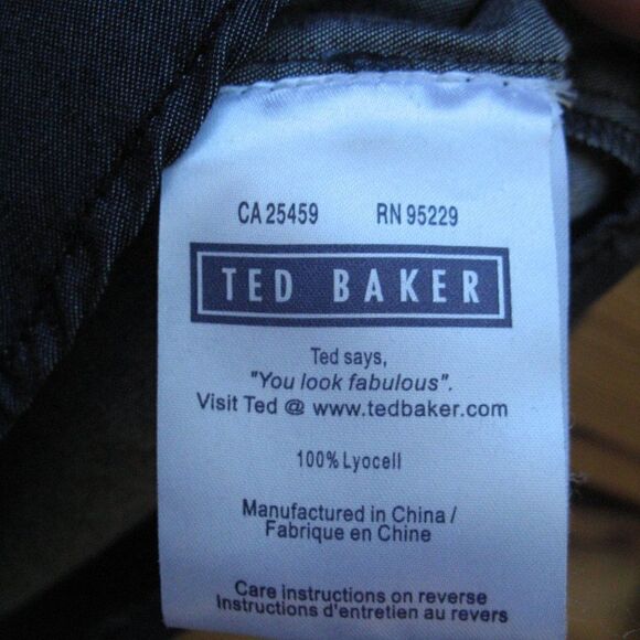 Ted Baker London Blue Chambray Shirt Dress - Picture 8 of 8